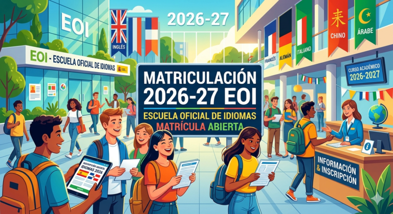 Matriculación  curso 2026-2027