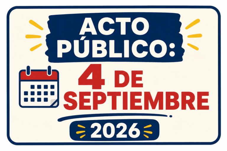 Acto público 4 de septiembre
