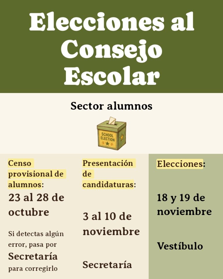 Elecciones al Consejo Escolar